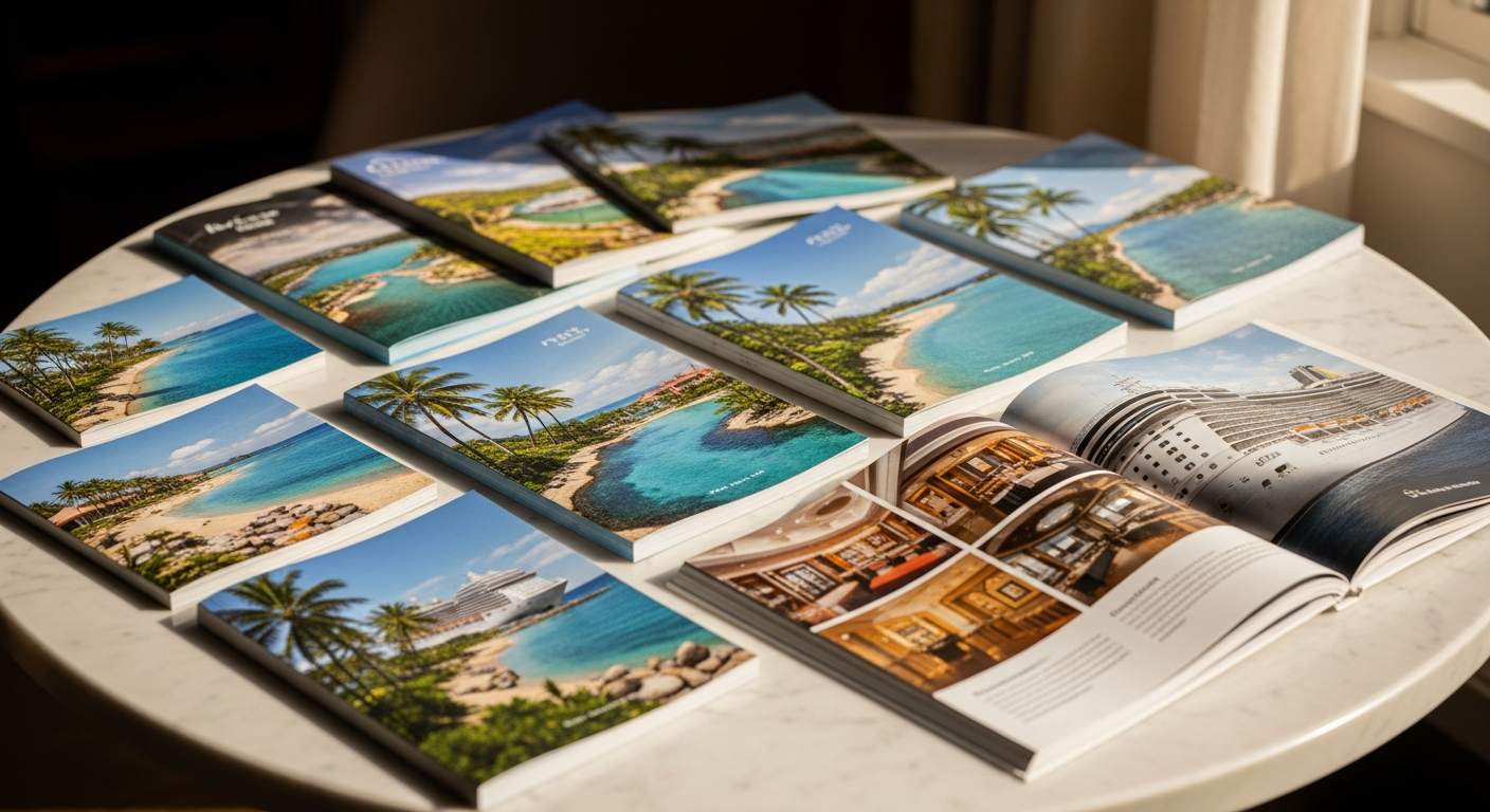 Cruise brochures